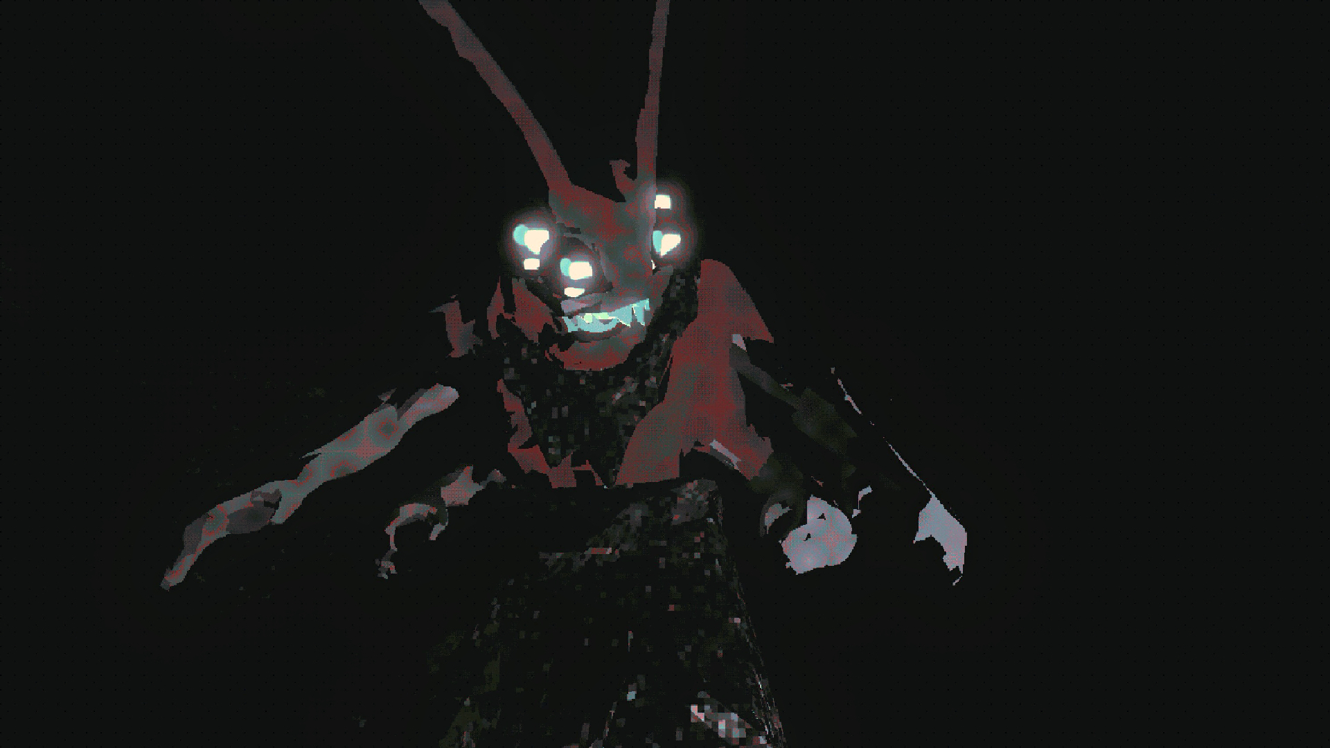 Game screenshot: monster encounter